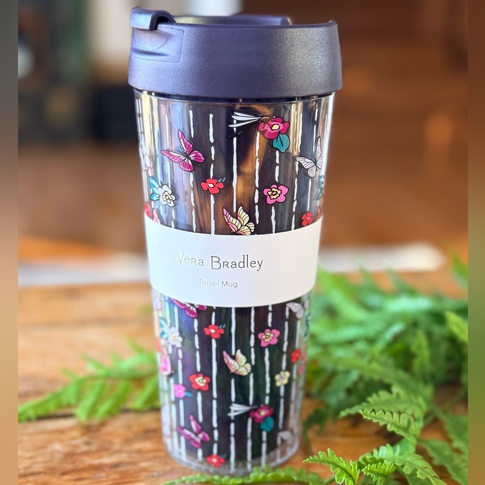 Vera Bradley Floral Travel Mug